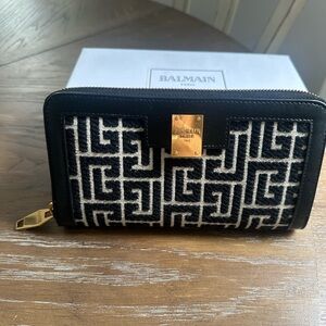 Balmain Black and White Wallet